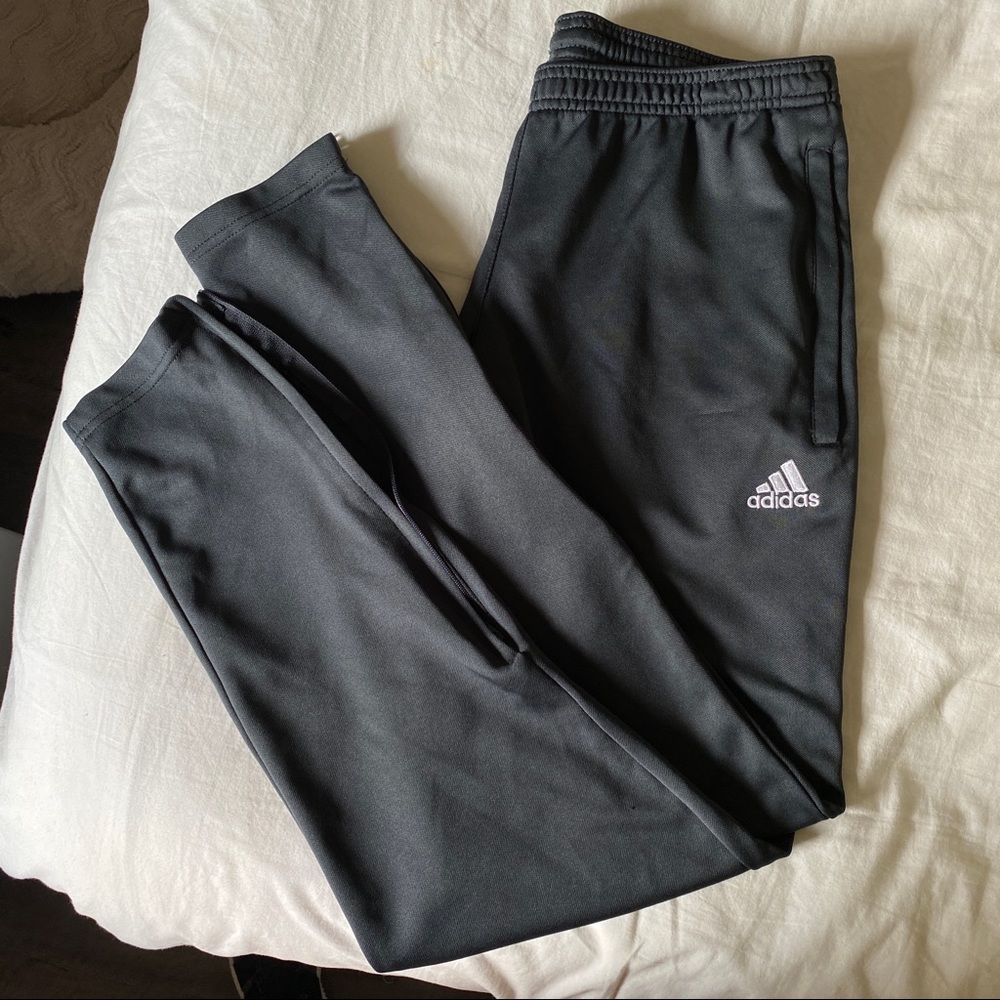 Adidas Climate Grey Zipped Joggers Woman’s Size M